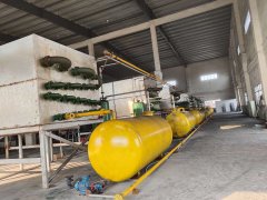 連續(xù)式廢輪胎煉油設(shè)備加工過程